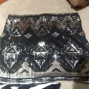 Sequin skirt